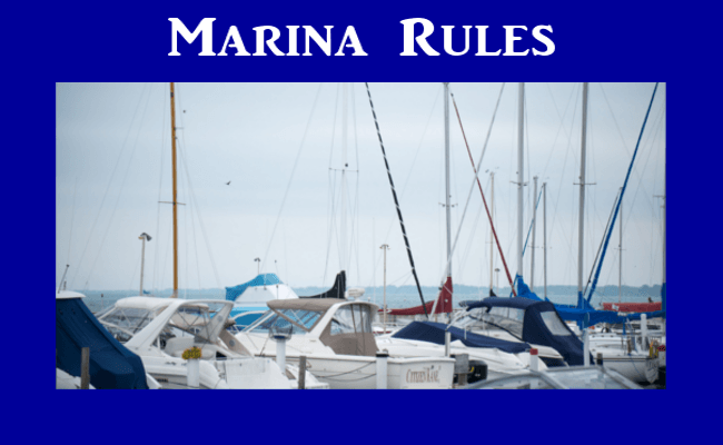 Marina Rules